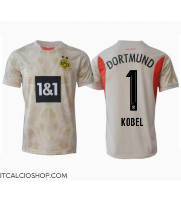 Borussia Dortmund Gregor Kobel #1 Portiere Prima Maglia 2024-25 Manica Corta